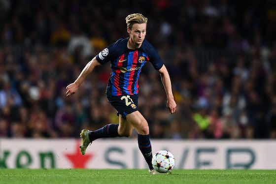 Frenkie de Jong bot automatisch an, ins Mittelfeld zurückzukehren